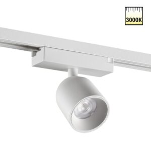 359805 PORT NT25 246 белый Светильник трековый однофазный двухжильный IP20 LED 10W 180-265V 3000К SOLETTE