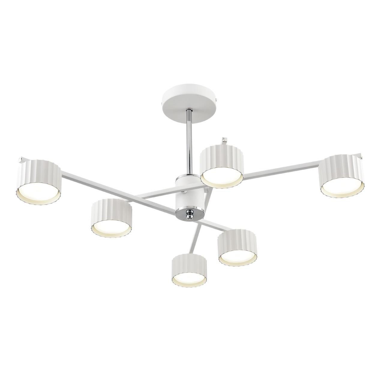 8241/6C COMFI LN26 244 белый/хром, металл Люстра потолочная LED GX53 6*7W 220V KARINA — изображение 6