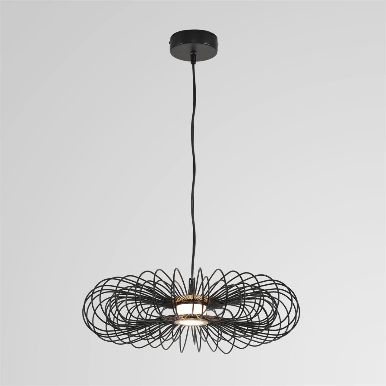 8301/9L LEDIO LN26 297 черный, металл/акрил Подвес LED 9W 3000K 220V CAMOMILE — изображение 5