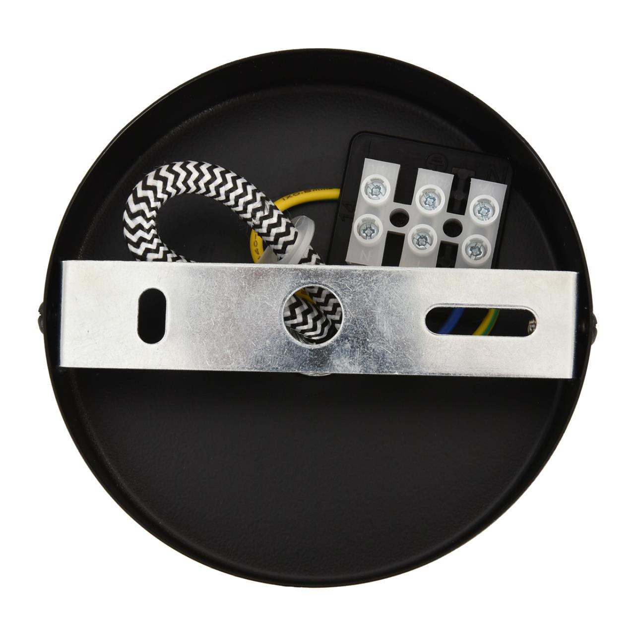 8363/1A ECO LN26 330 черный/белый, металл/бетон Подвес E27 LED 10W 220V TESLA — изображение 4