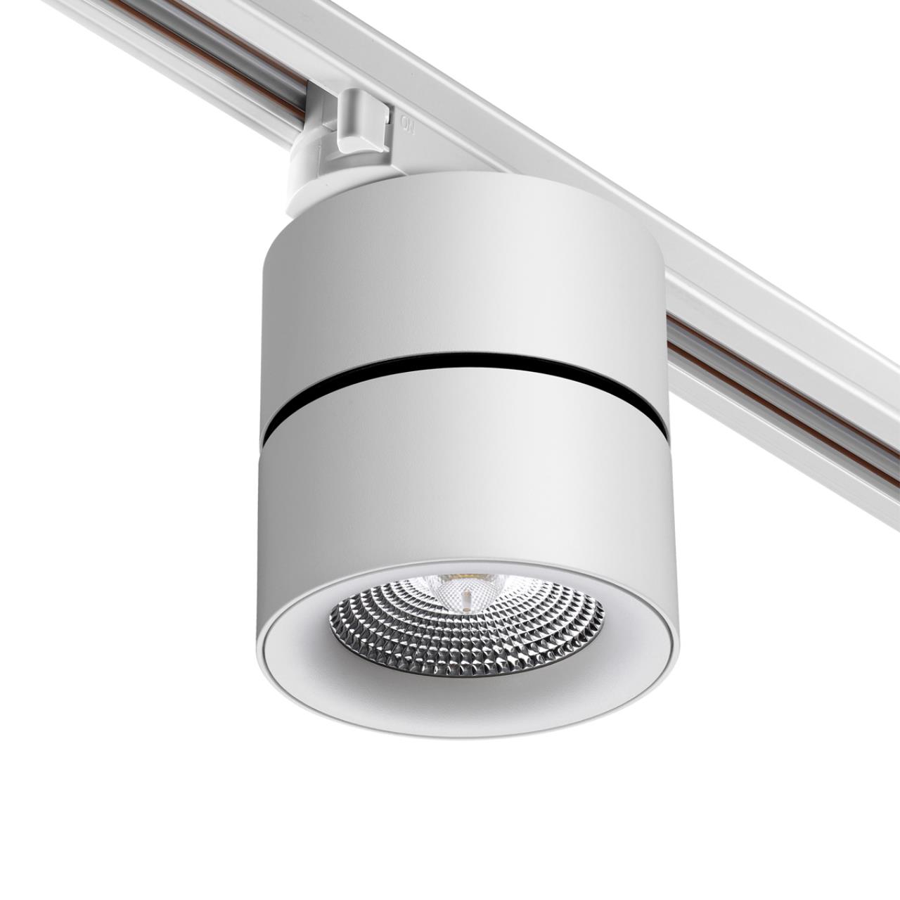 358786 PORT NT21 283 белый Светильник трековый однофазный трехжильный IP20 LED 25W 4000K 2200Лм 100-265V GRODA — изображение 6