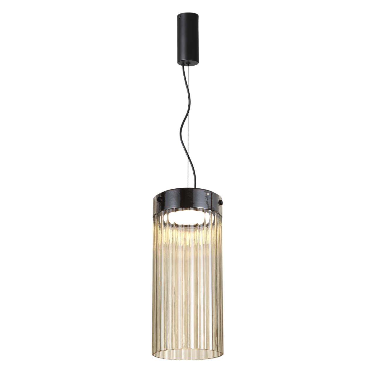 5047/10L L-VISION ODL24 000 черный/светл.янтарный/металл/стекло Подвес LED 10W 4000К 1237Лм PILLARI — изображение 3