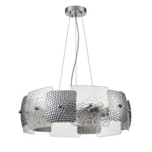 6588/6 MODERNI LN26 202 хром/тонированное стекло, металл/стекло Люстра подвесная E14 6*40W 220V LIBERTI