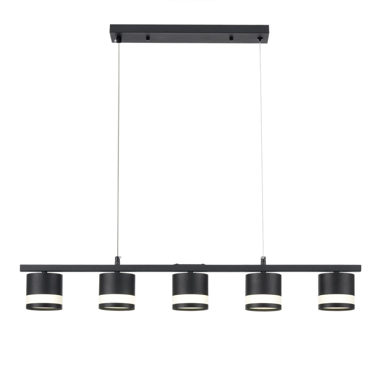 8240/5 COMFI LN26 240 черный, металл/акрил Светильник подвесной LED GX53 5*7W 220V LANIKA — изображение 2