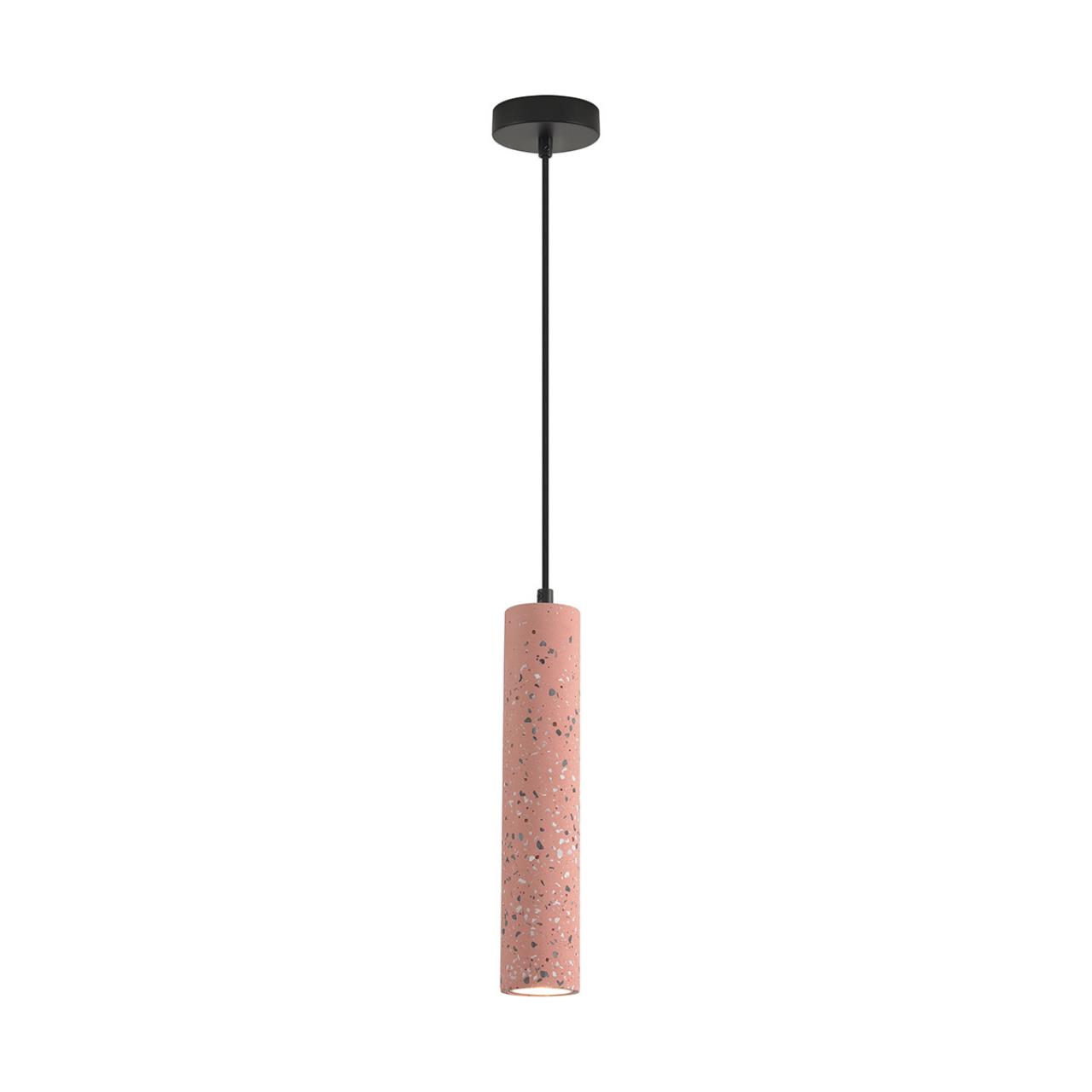 8355/1A SUSPENTIONI LN26 331 черный/розовый, металл/цемент Подвес GU10 LED 5W 220V SHAMAREL — изображение 5