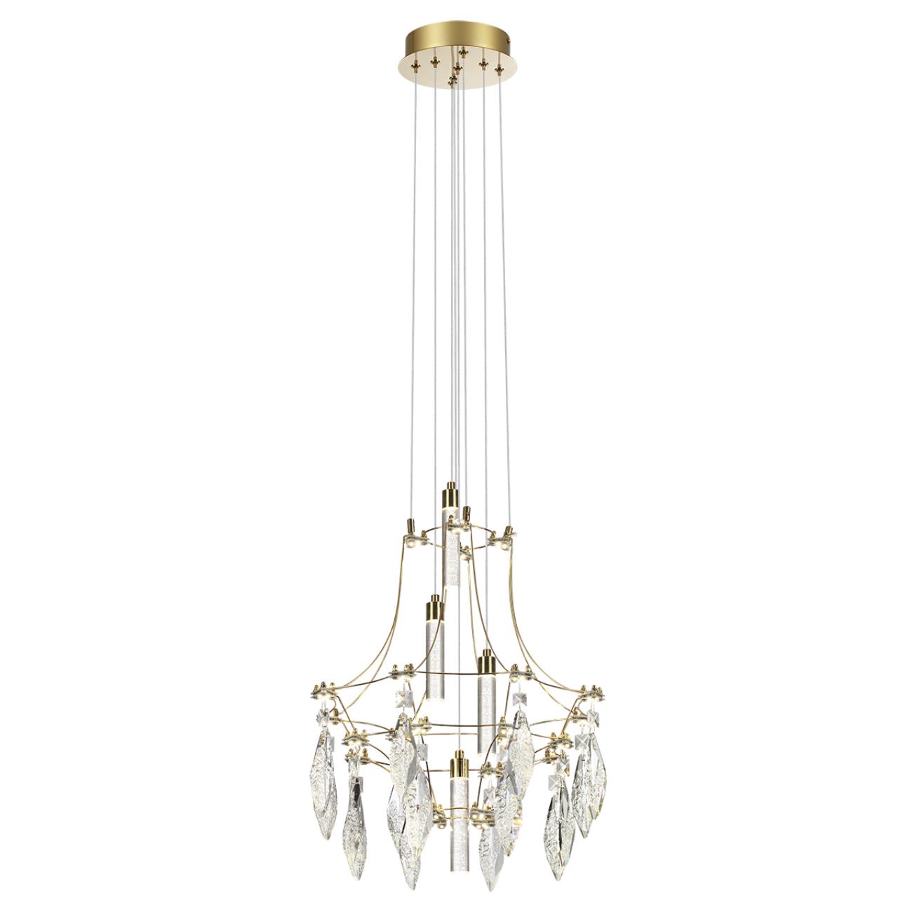 7000/35L CLASSIC ODL_EX25 069 Подвесной светильник металл/хрусталь/нерж сталь IP20 LED 35W 4000K 220-240V FLAMENCO — изображение 4