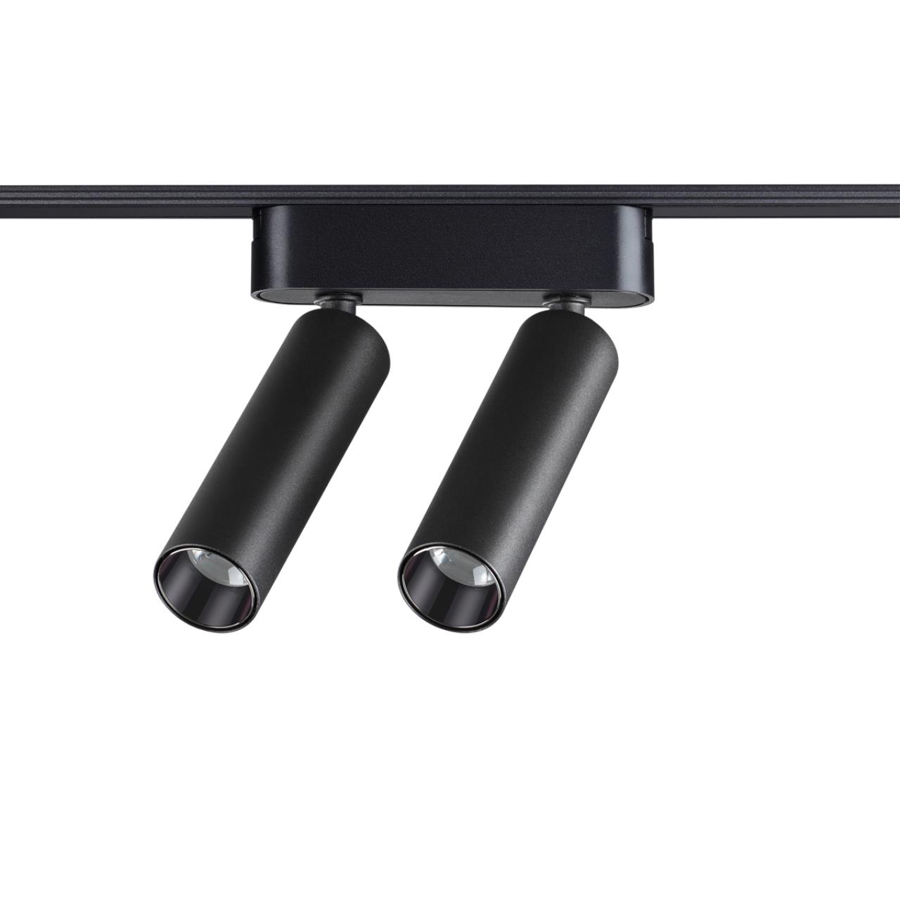 359086 SHINO NT23 188 черный Трековый светильник для низков. шинопровода IP20 LED 4000K 2*7W 48V 1260Лм SMAL — изображение 6