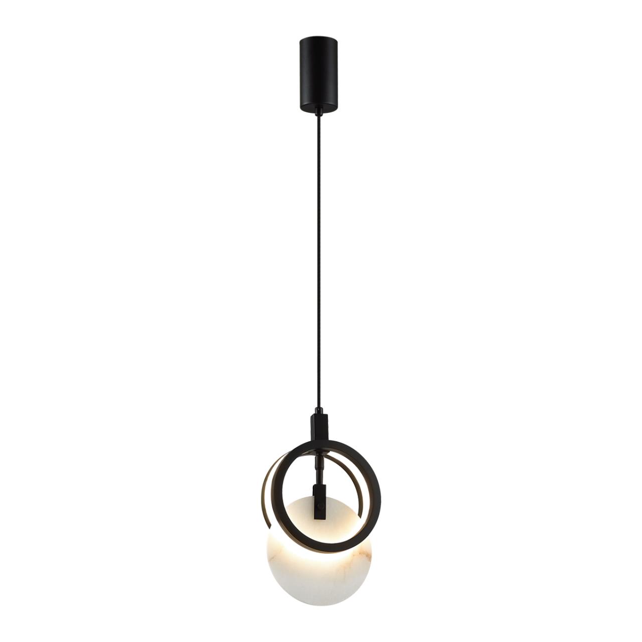 5422/17L HIGHTECH ODL_EX25 083 черный/металл/алебастр Подвес LED 17W 3000K 986Лм MERCURY — изображение 4