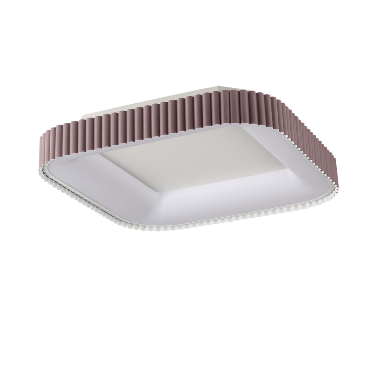 7770/56L AVRA LED SN 578 Светильник металл/белый/мокко LED (56Вт+14Вт) 3000-6000K 500х500 IP43 пульт ДУ+подсветка SHARMEL — изображение 6