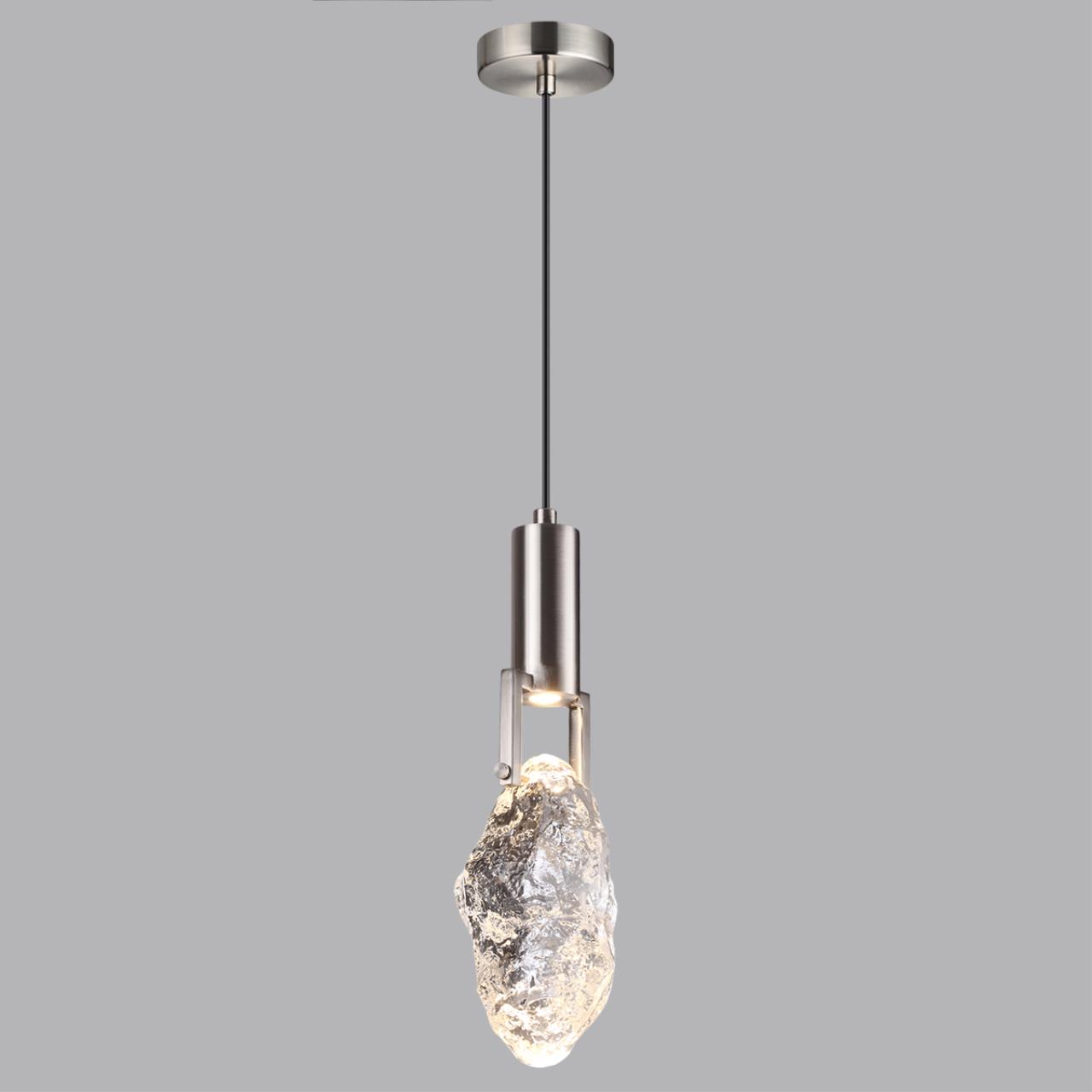 6696/5L MIDCENT ODL24 239 Подвесной светильник матовый никель/металл/стекло IP20 LED 5W 200Лм 3000K LIA — изображение 4