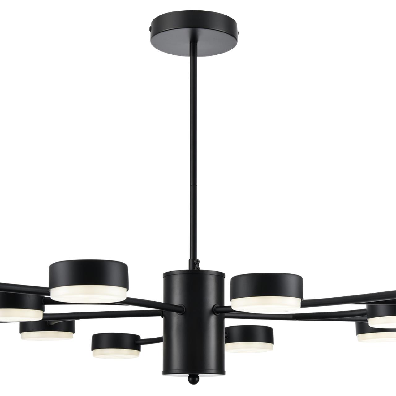 8117/15 COMFI LN26 235 черный, металл Люстра LED GX53 15*7W 220V TORINA — изображение 3