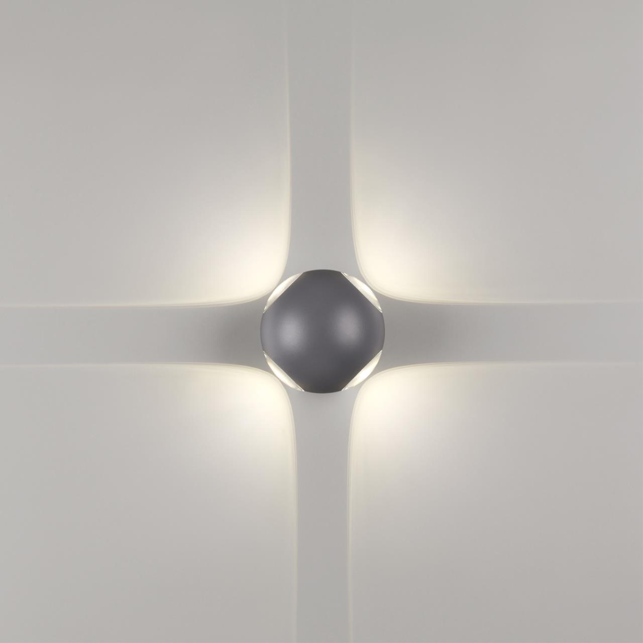 358464 STREET NT20 738 темно-серый Ландшафтный настенный св-ник IP54 LED 4000K 12W 85-265V CALLE — изображение 4
