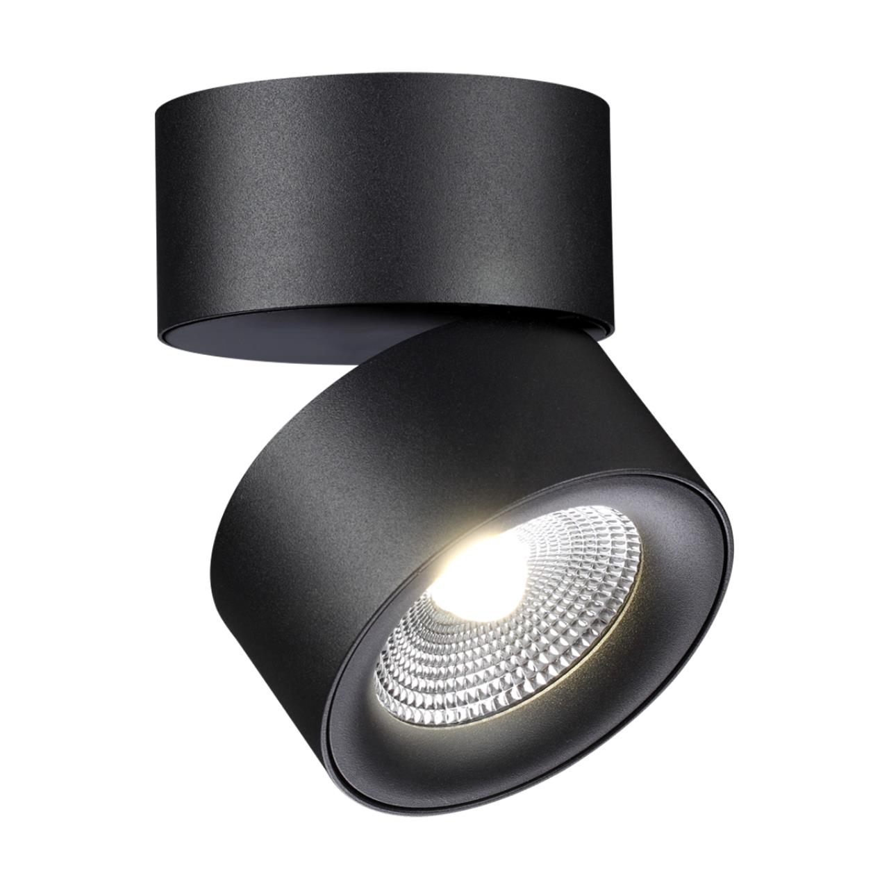 358781 OVER NT21 420 черный Светильник накладной светодиодный IP20 LED 25W 4000K 2200Лм 100-265V GRODA — изображение 4