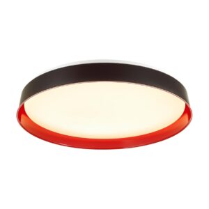 7710/EL COLOR SN 157 Светильник пластик/белый/красный LED 70Вт 3000-6000К D510 IP43 пульт ДУ TUNA RED