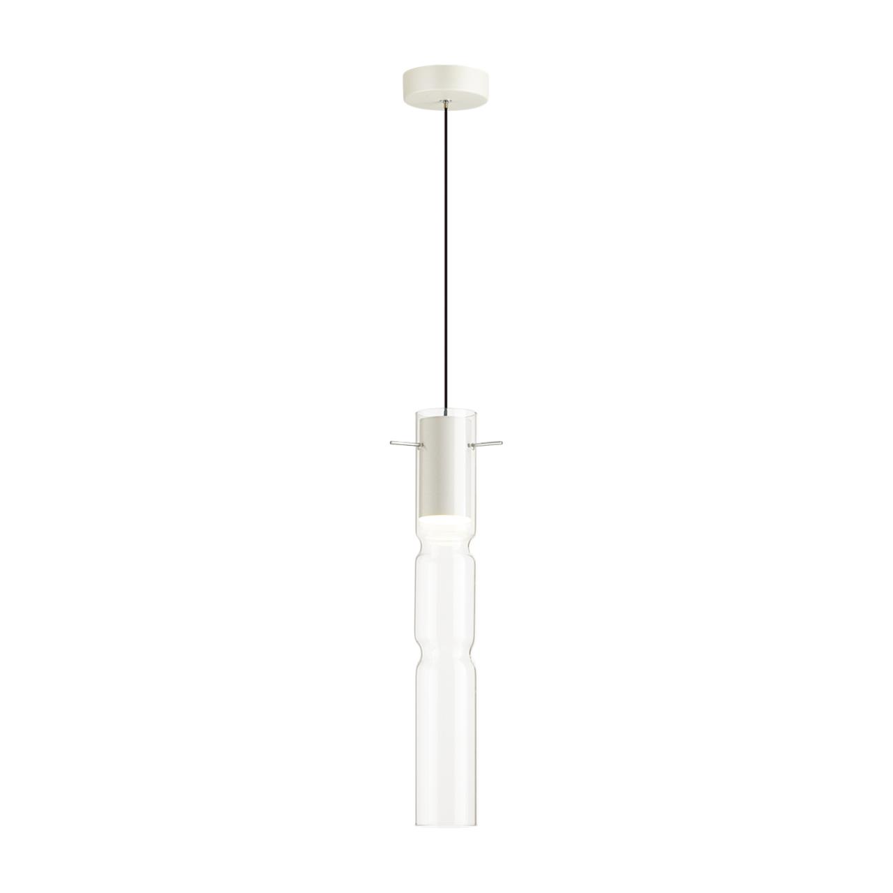 5059/5LB PENDANT ODL24 385 белый/прозрачный/металл/стекло Подвес LED 5W 3000K SCROW — изображение 3