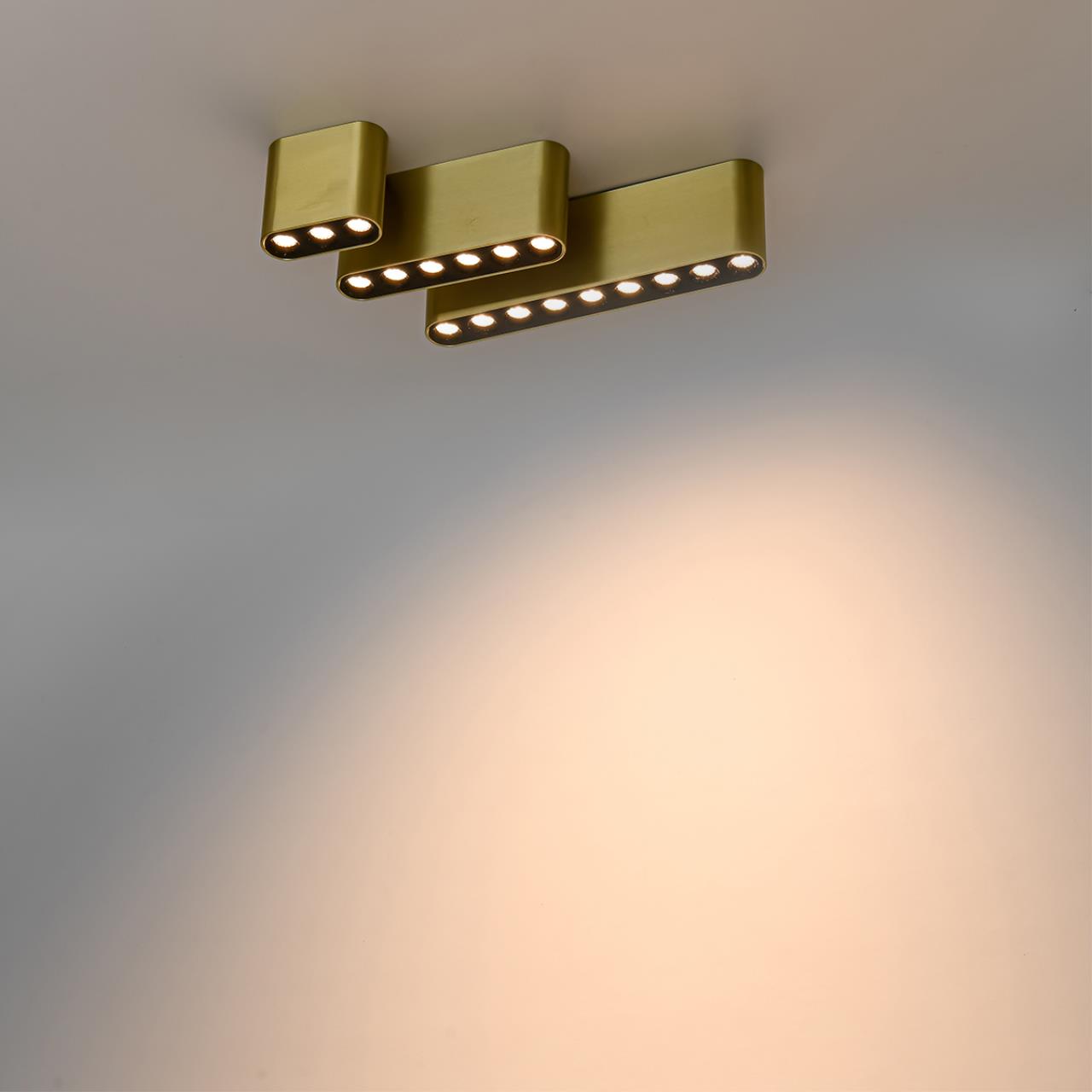 7093/21CL HIGHTECH ODL25 335 Потолочный светильник бронзовый/металл/акрил IP20 LED 13W 988Лм 3000K 220V SMALL — изображение 2