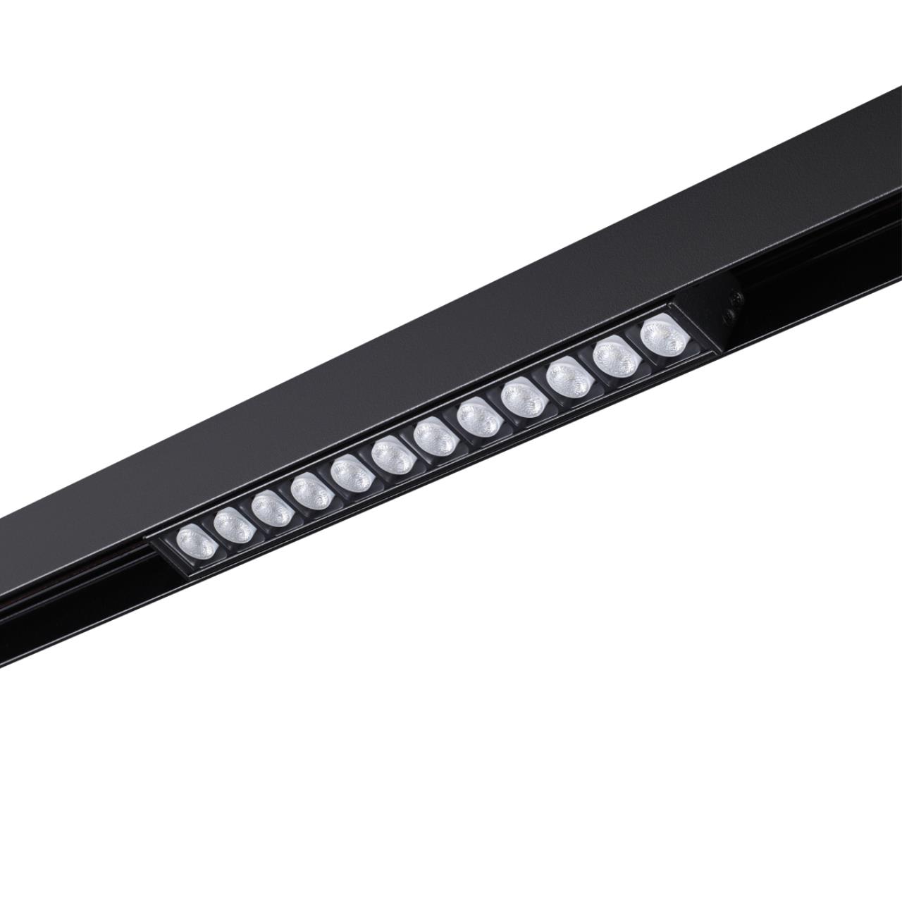 358622 SHINO NT21 064 черный Трековый низковольтный св-к диммируемый с ДУ, со сменой цв.температуры IP20 LED 3000~6500К 12W 48V FLUM — изображение 6