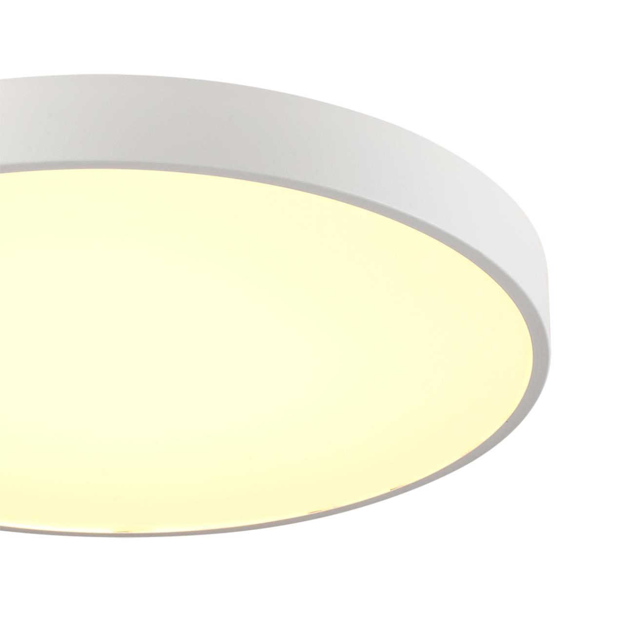 7755/70L MITRA LED SN 539 Светильник металл/акрил/белый LED (60Вт+10Вт) 3000K+3000K D600 IP20 подсветка QUASAR — изображение 4