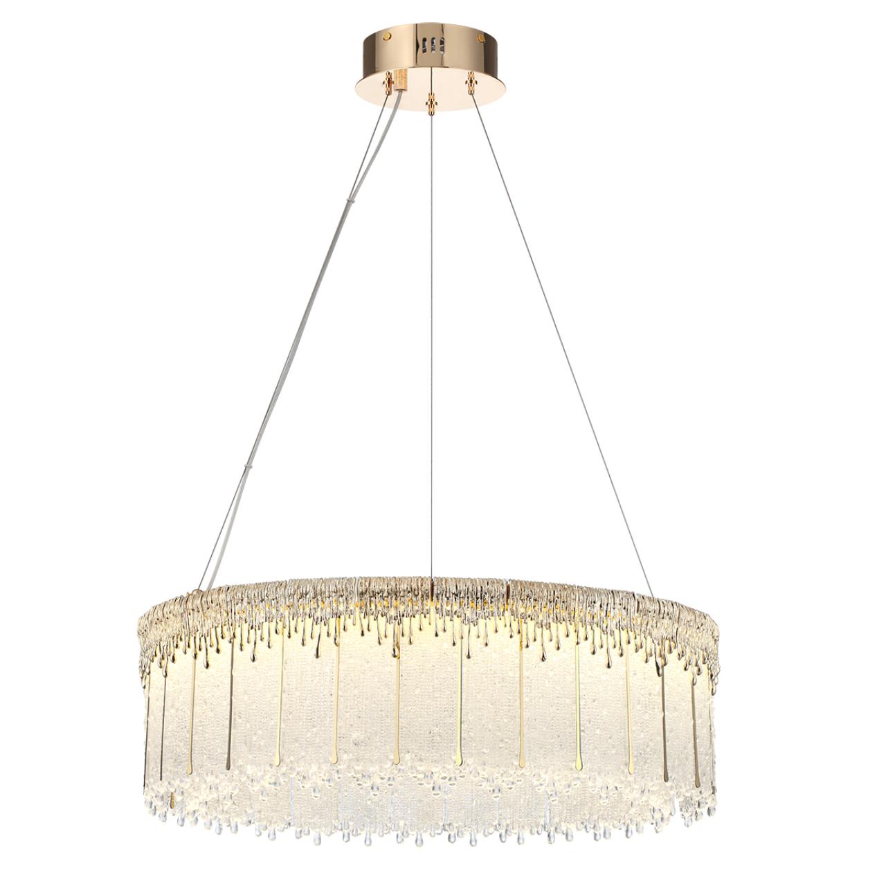 5091/80L L-VISION ODL25 555 золотой/стекло Люстра LED 80W 3700K 6796Лм CLEO — изображение 3