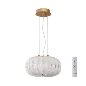 7720/24L PIKO LED SN 570 Светильник металл/стекло/прозрачный/золотой LED 24Вт 3000-6500K D300 IP20 пульт ДУ ANGELO