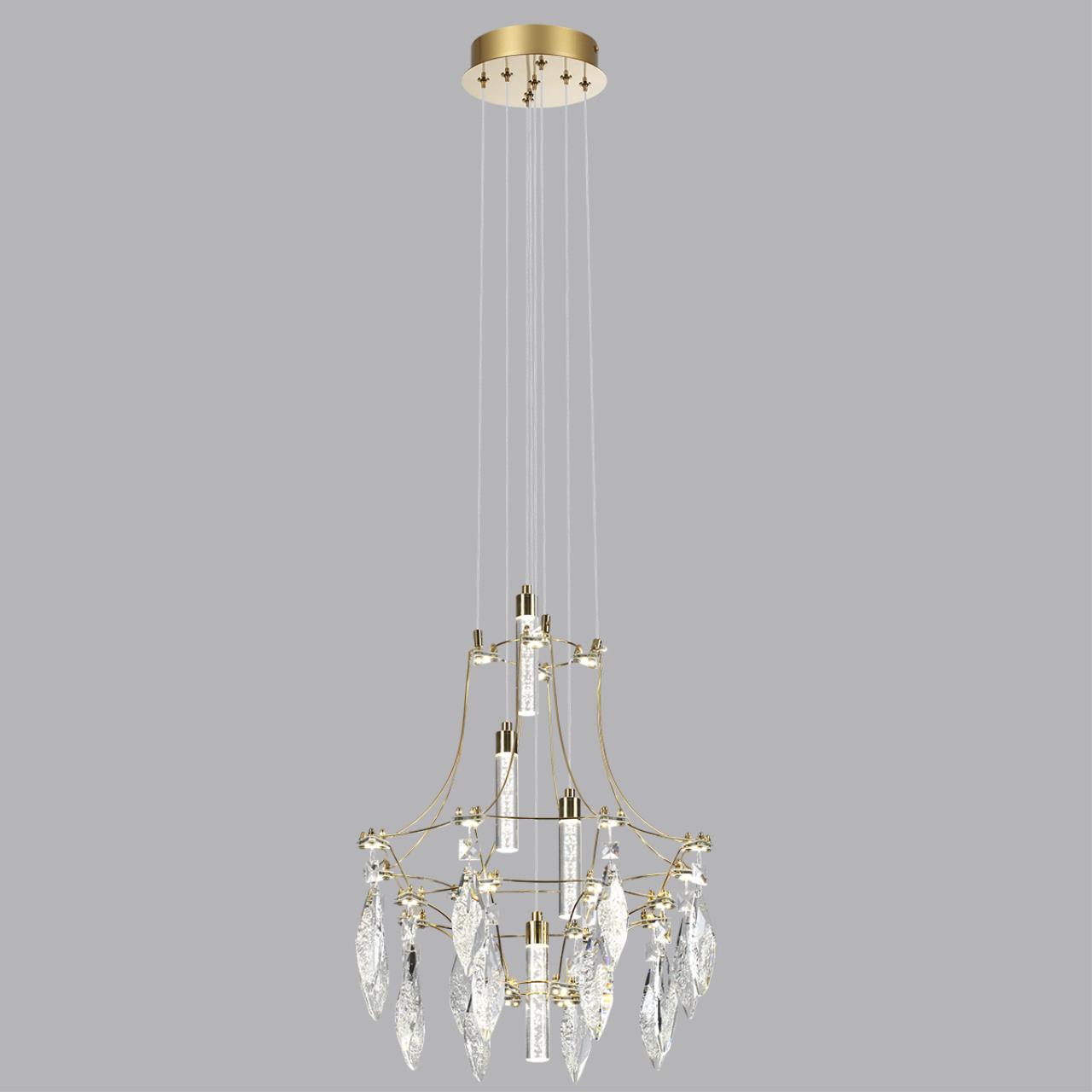 7000/35L CLASSIC ODL_EX25 069 Подвесной светильник металл/хрусталь/нерж сталь IP20 LED 35W 4000K 220-240V FLAMENCO — изображение 5