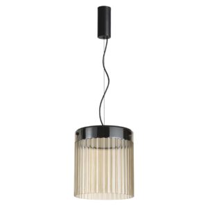 5047/20L L-VISION ODL24 000 черный/светл.янтарный/металл/стекло Подвес LED 20W 4000К 2238Лм PILLARI