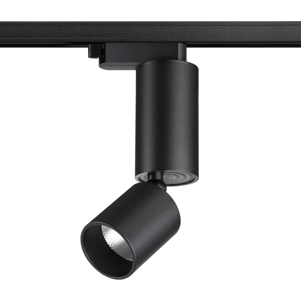 359321 PORT NT24 280 черный Светильник трековый однофазный трехжильный IP20 LED 10W 85-265V 3000K 1100Лм TUBO