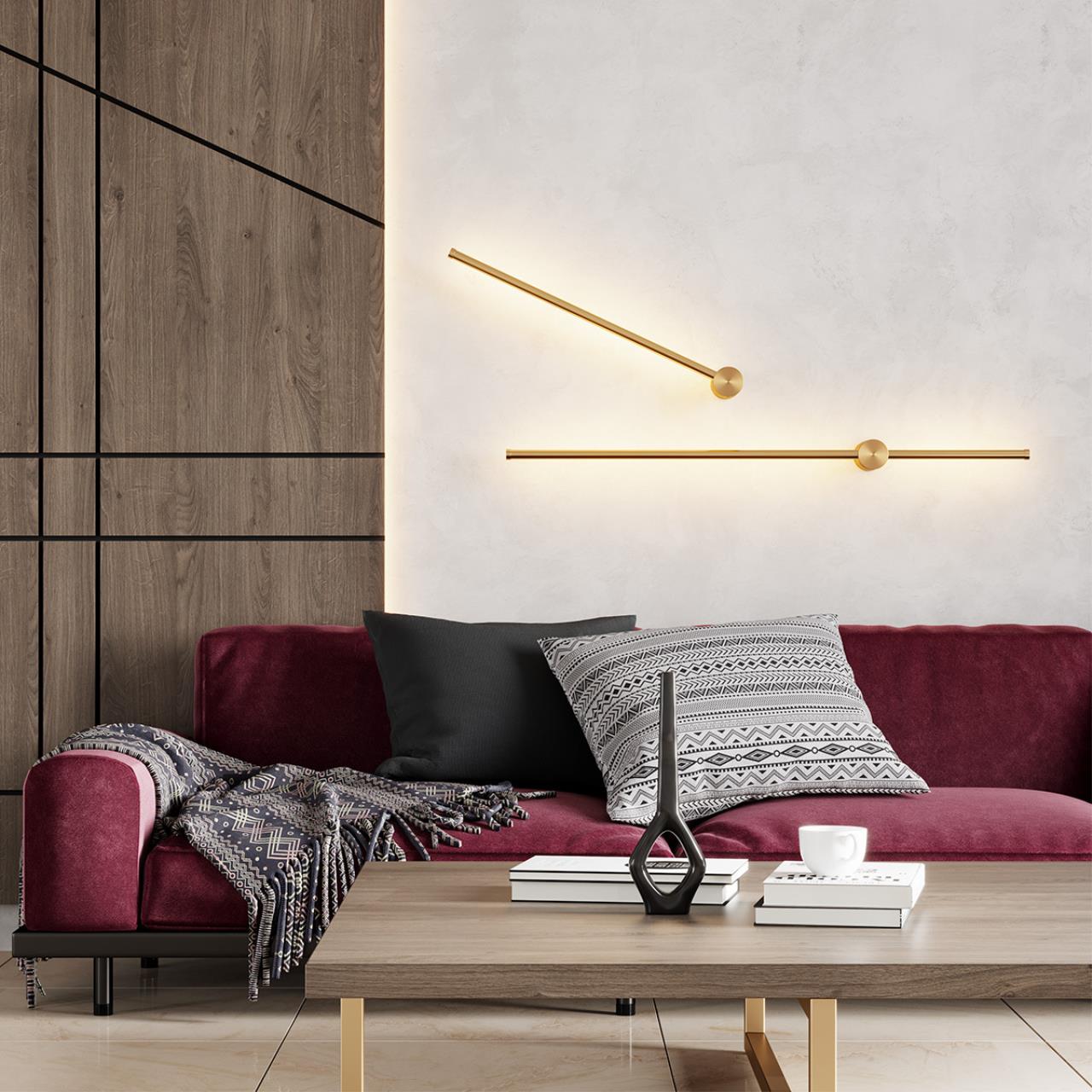 4335/12WG HIGHTECH ODL23 000 золото Настенный светильник IP20 LED 12W 525Лм 3000K FILLINI — изображение 2
