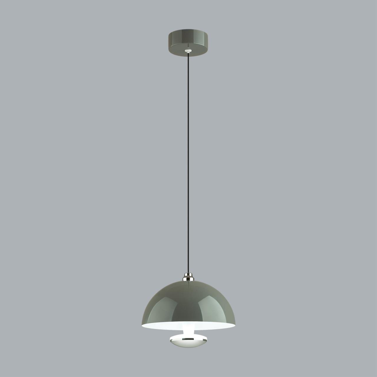 6569/6L LEDIO LN26 402 белый/серый, хром/металл, акрил/ Подвес 3000/4000/6000К LED 6W 220V GLOBE — изображение 4