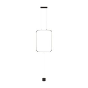 7022/27FLA HIGHTECH ODL25 283 Напольный светильник черный/металл/акрил IP20 LED 3000K 220V TEO
