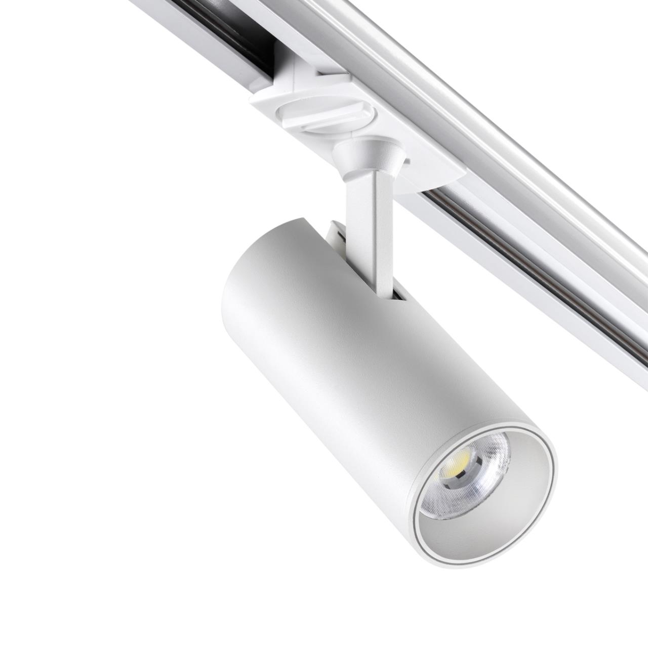 359151 PORT NT23 238 белый Светильник трековый однофазный трехжильный IP20 LED 15W 220V 3000К 1440Лм SELENE — изображение 5