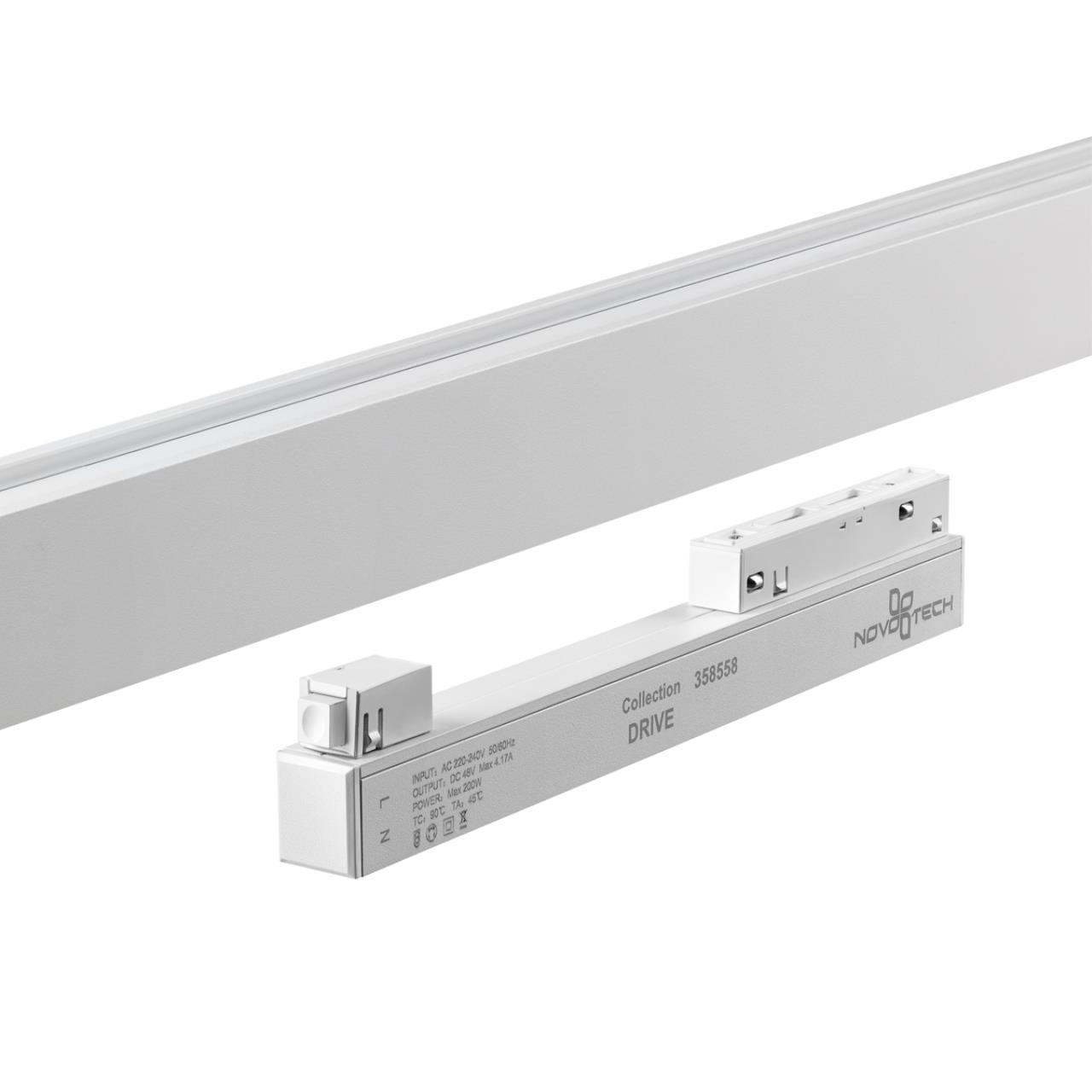 358556 DRIVE NT21 140 белый Драйвер IP20 100W 48V FLUM — изображение 3