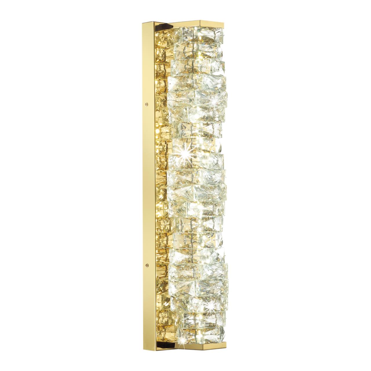 4999/15WL HALL ODL23 623 золотой/прозрачный/металл/хрусталь Бра LED 15W 4000K STRAZA — изображение 3