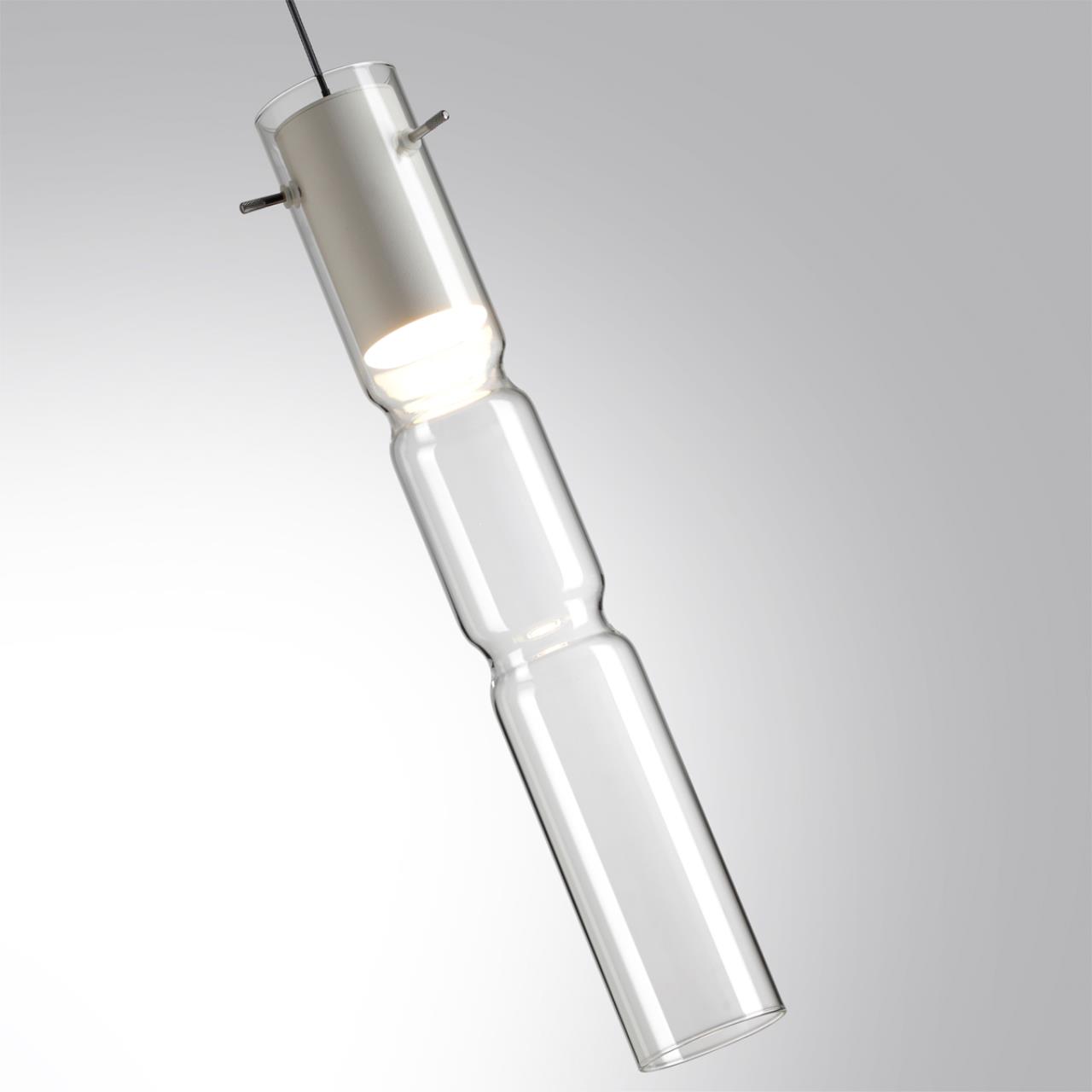 5059/5LB PENDANT ODL24 385 белый/прозрачный/металл/стекло Подвес LED 5W 3000K SCROW — изображение 5