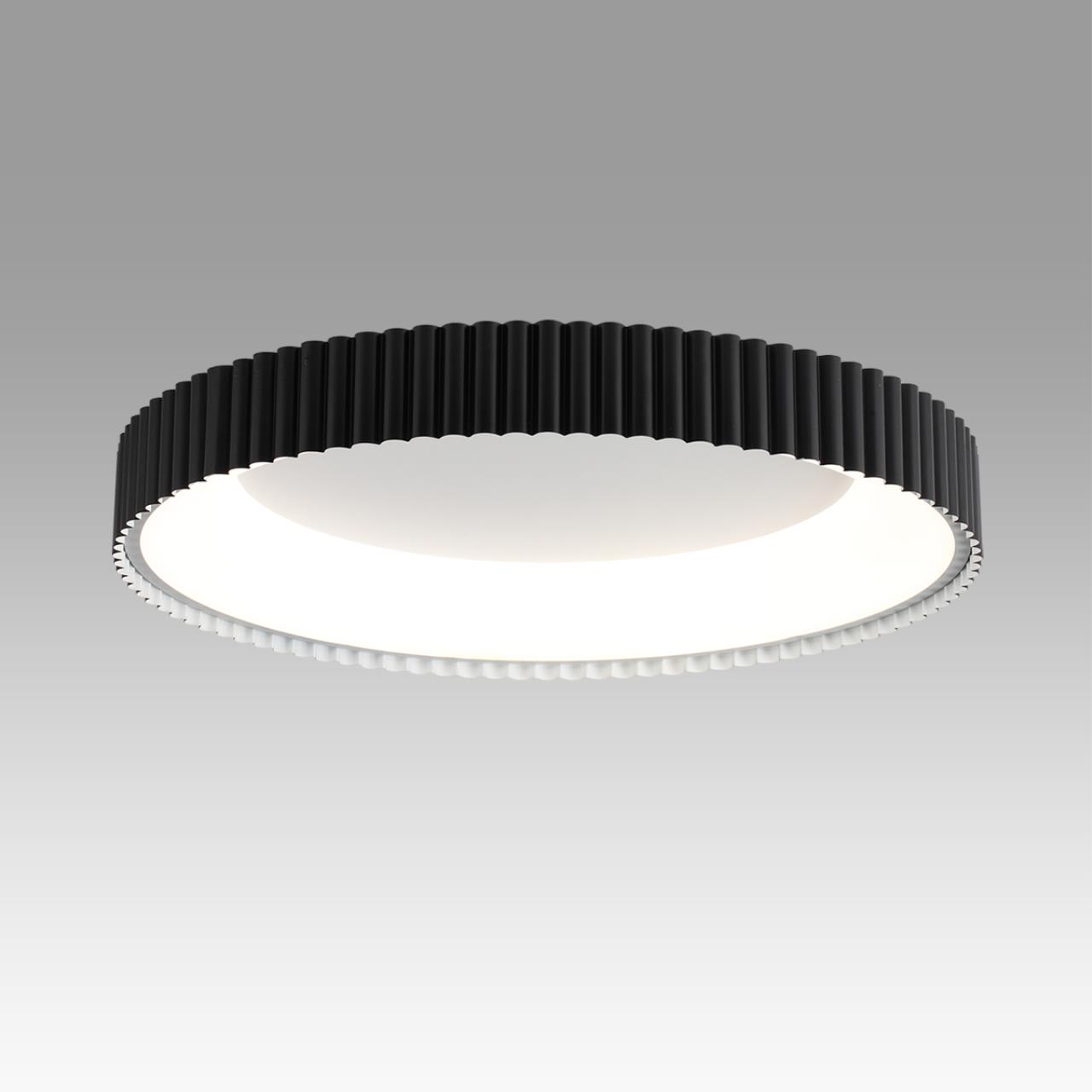 7764/56L AVRA LED SN 576 Светильник металл/белый/черный LED 56Вт 3000/4000/6000K D500 IP43 ССТ SHARMEL — изображение 3