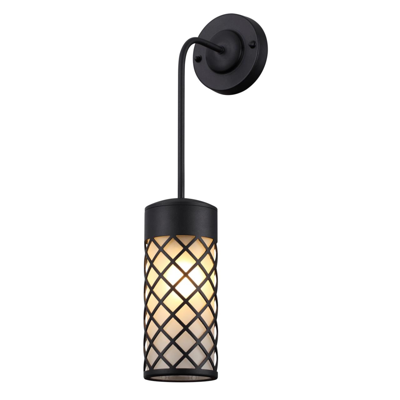 4834/1W NATURE ODL21 706 черный/стекло Ландшафтный настенный светильник E27 1*60W IP44 DUNES — изображение 4