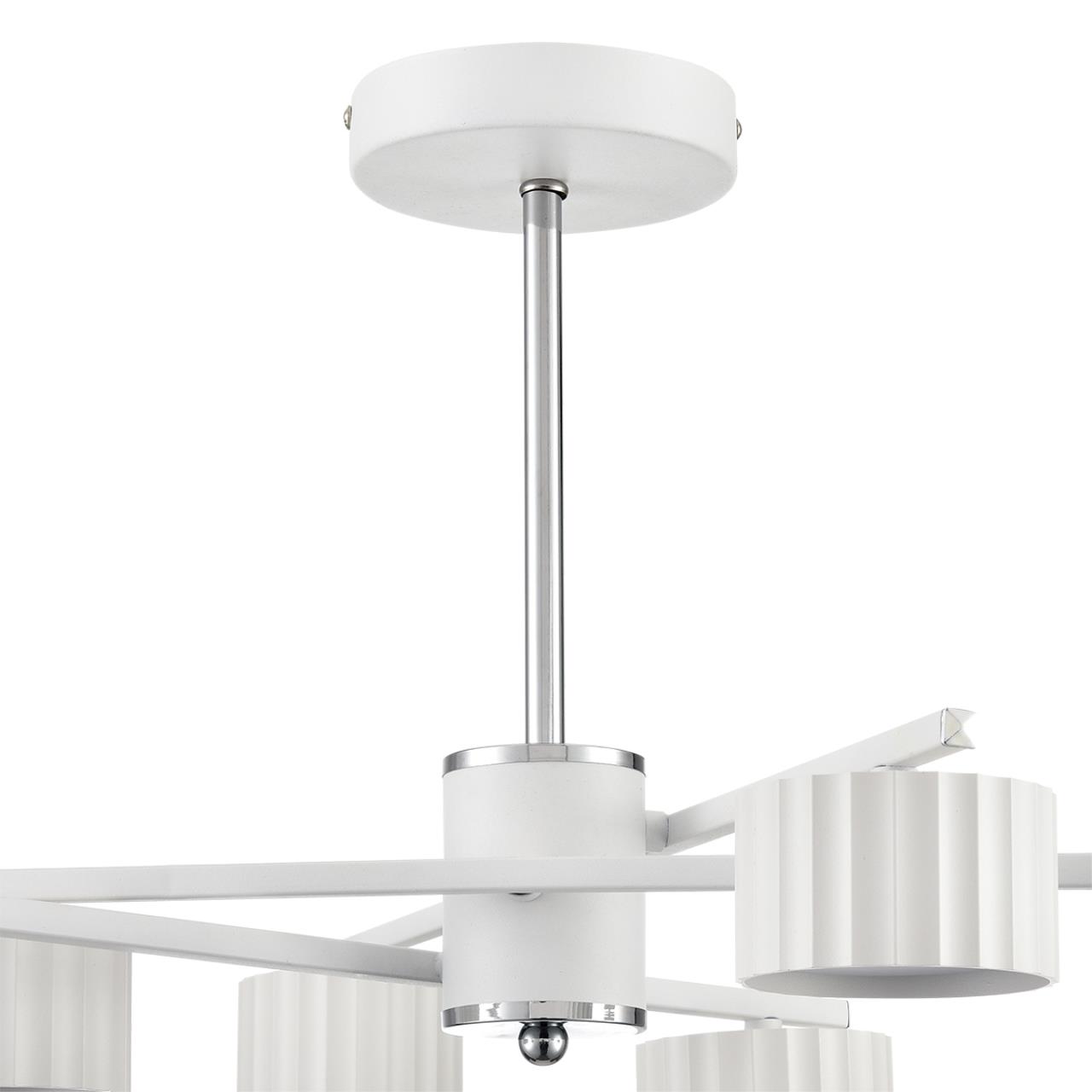 8241/6C COMFI LN26 244 белый/хром, металл Люстра потолочная LED GX53 6*7W 220V KARINA — изображение 3