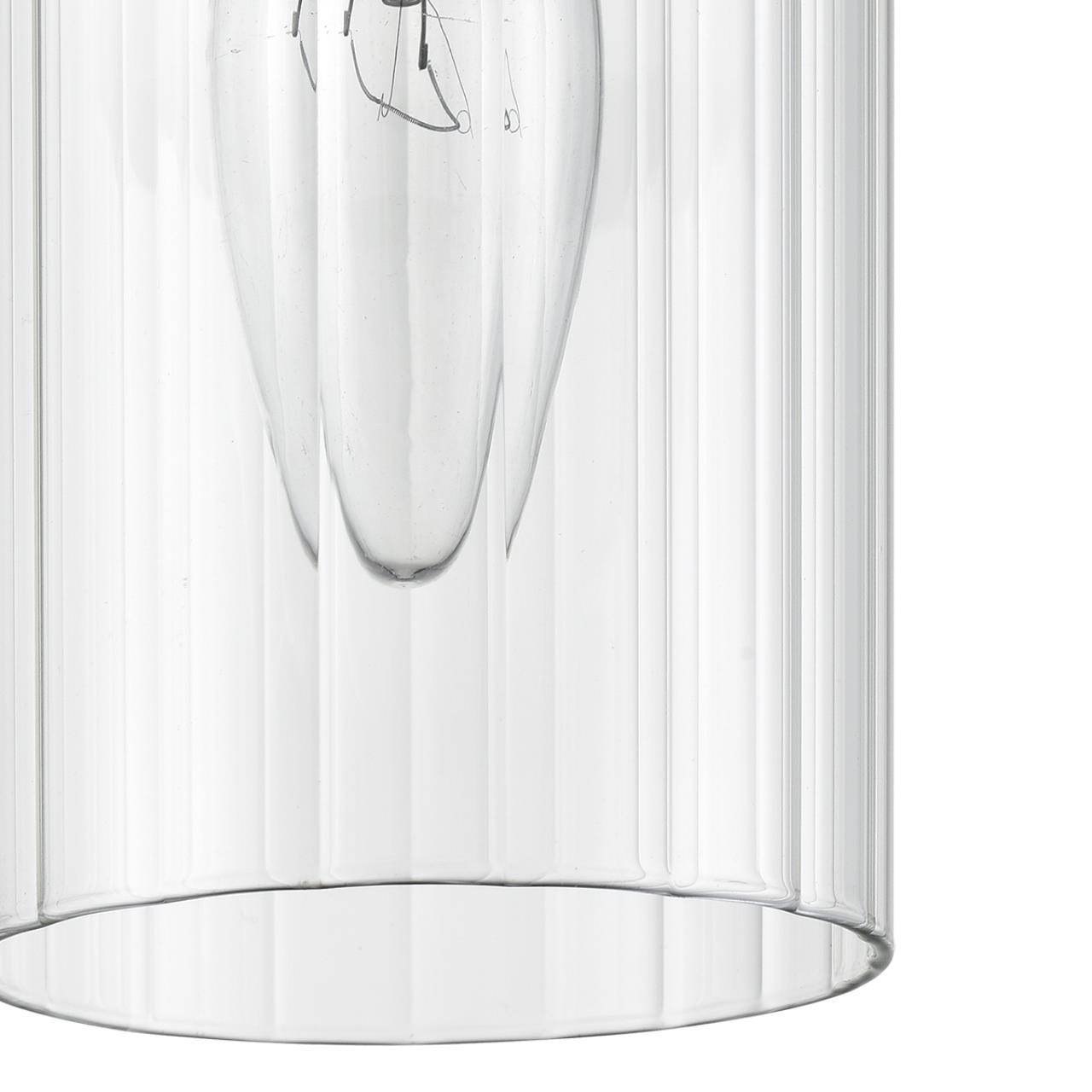 8102/3A COMFI LN26 408 хром/прозрачный металл/металл Подвес Е14 3*40W 220V ISHA — изображение 7
