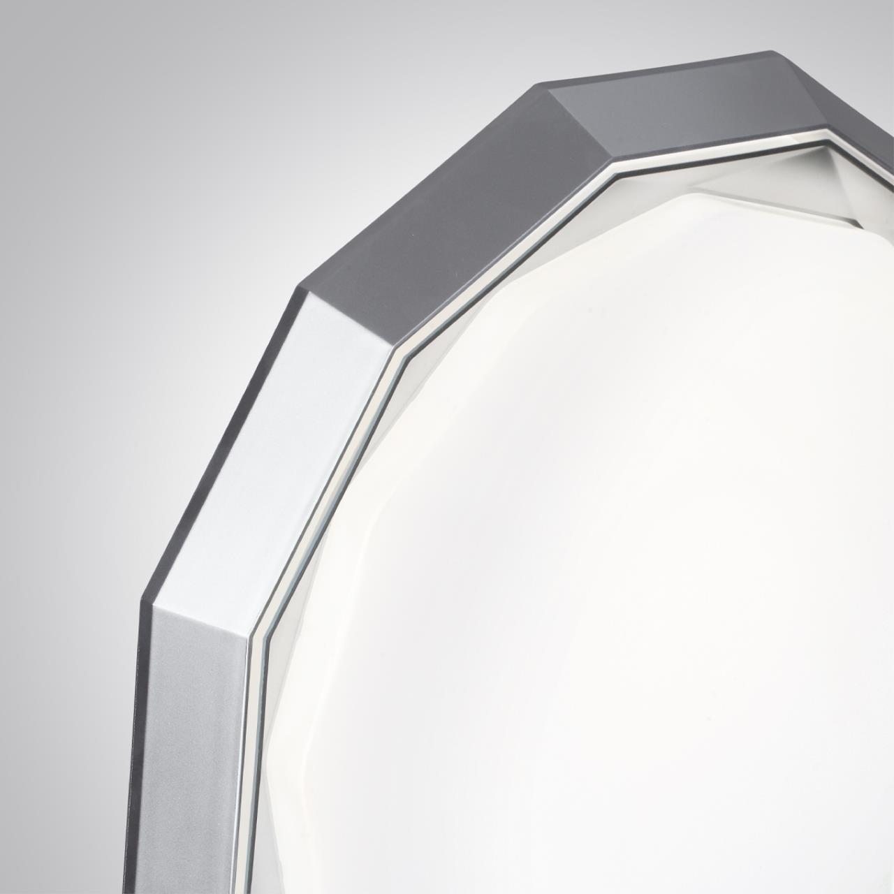 7671/DLN COLOR SN 000 Светильник пластик/белый/хром LED 48Вт 3000/4000/6000К D435 IP43 CCT VAXIN — изображение 3