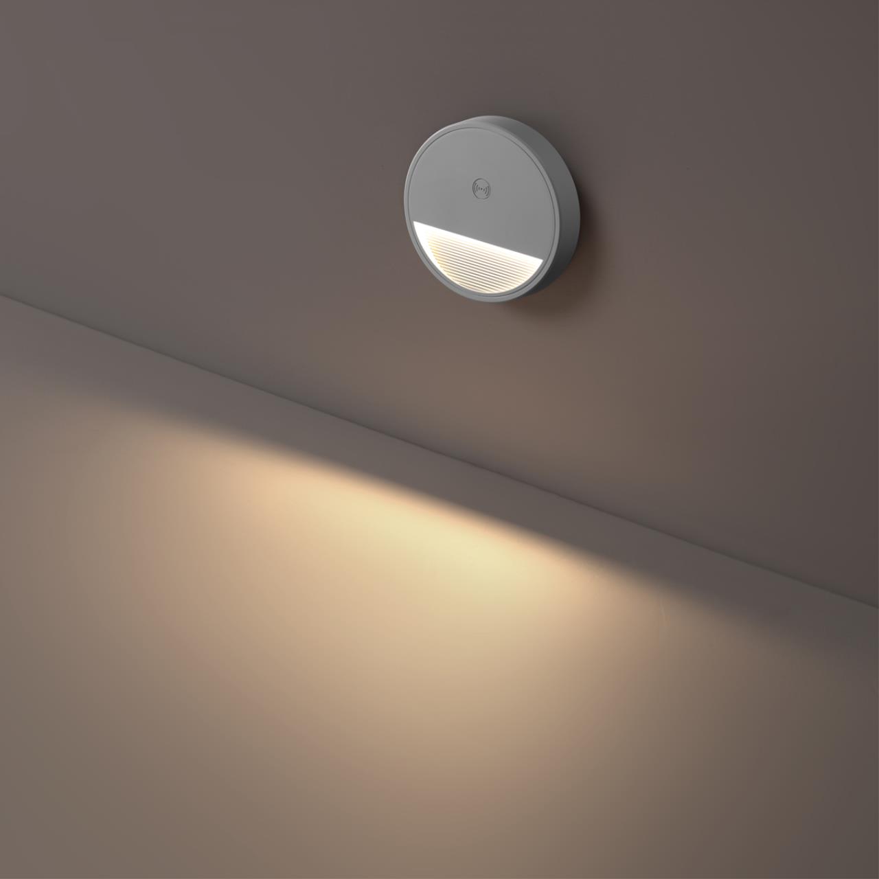 359707 OVER NT25 434 белый Светильник накладной сенсорный для лестниц IP20 LED 0.4W 3000К 1000mAh Li-ion, 5V VESPERA — изображение 4