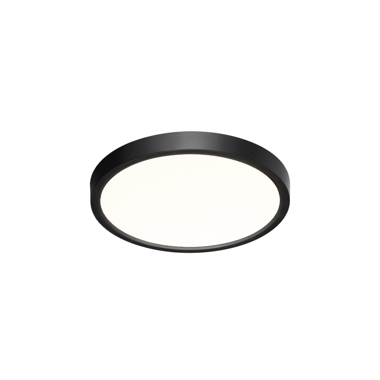 7660/18L MITRA LED SN 554 Светильник пластик/белый/черный LED 18Вт 3000/4000K D230 IP40 ALFA BLACK — изображение 6