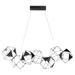 5087/32L L-VISION ODL25 293 черный хром/металл Люстра LED 32W 4000K 1900Лм TRELLIS