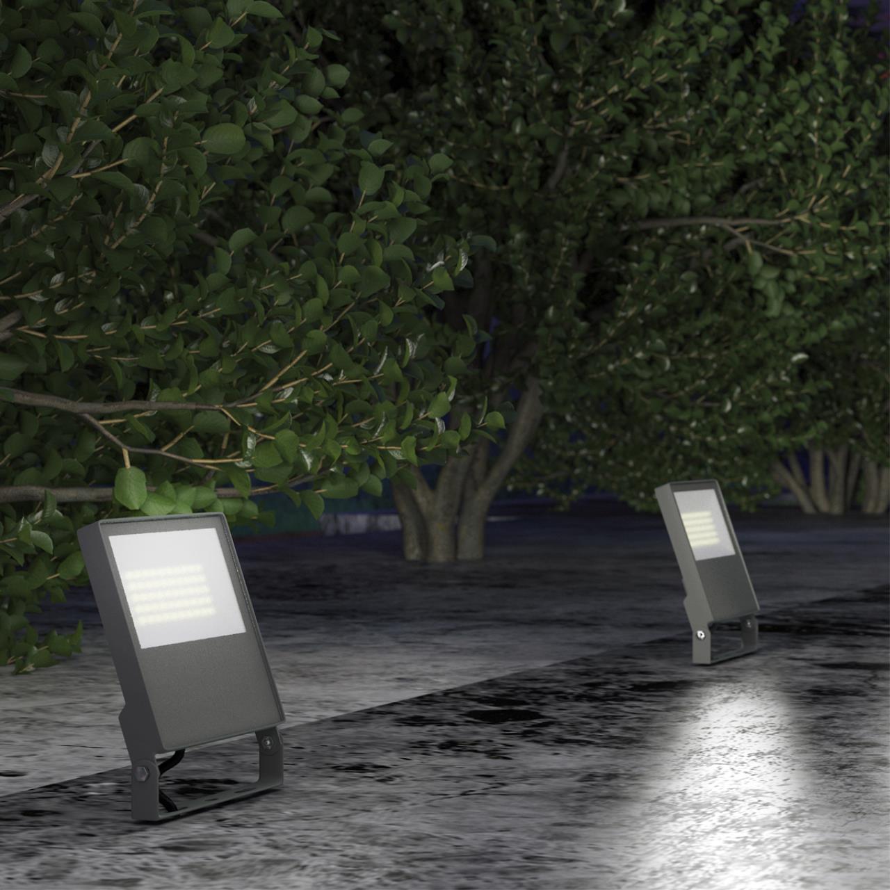 358577 STREET NT21 764 темно-серый Ландшафтный светильник (прожектор) IP66 LED 20W 4000K 100-300V ARMIN — изображение 2