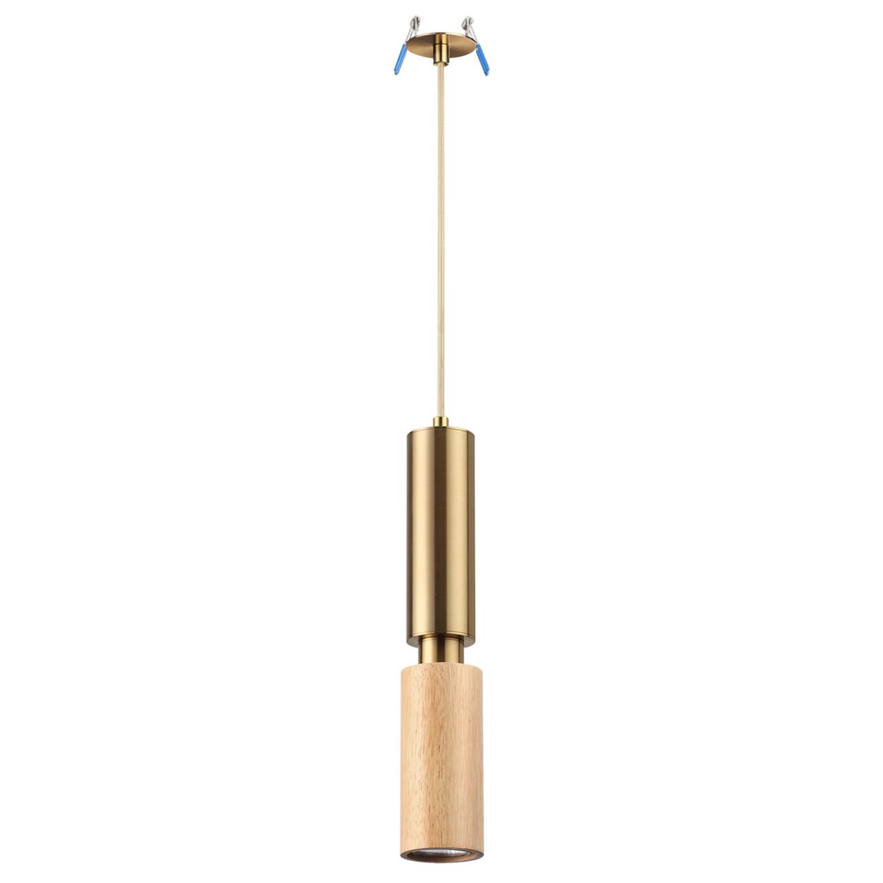 7061/1A MINIMA ODL25 217 Подвесной светильник светлое дерево/металл IP20 GU10 LED 7W 220V CAUCHO — изображение 6