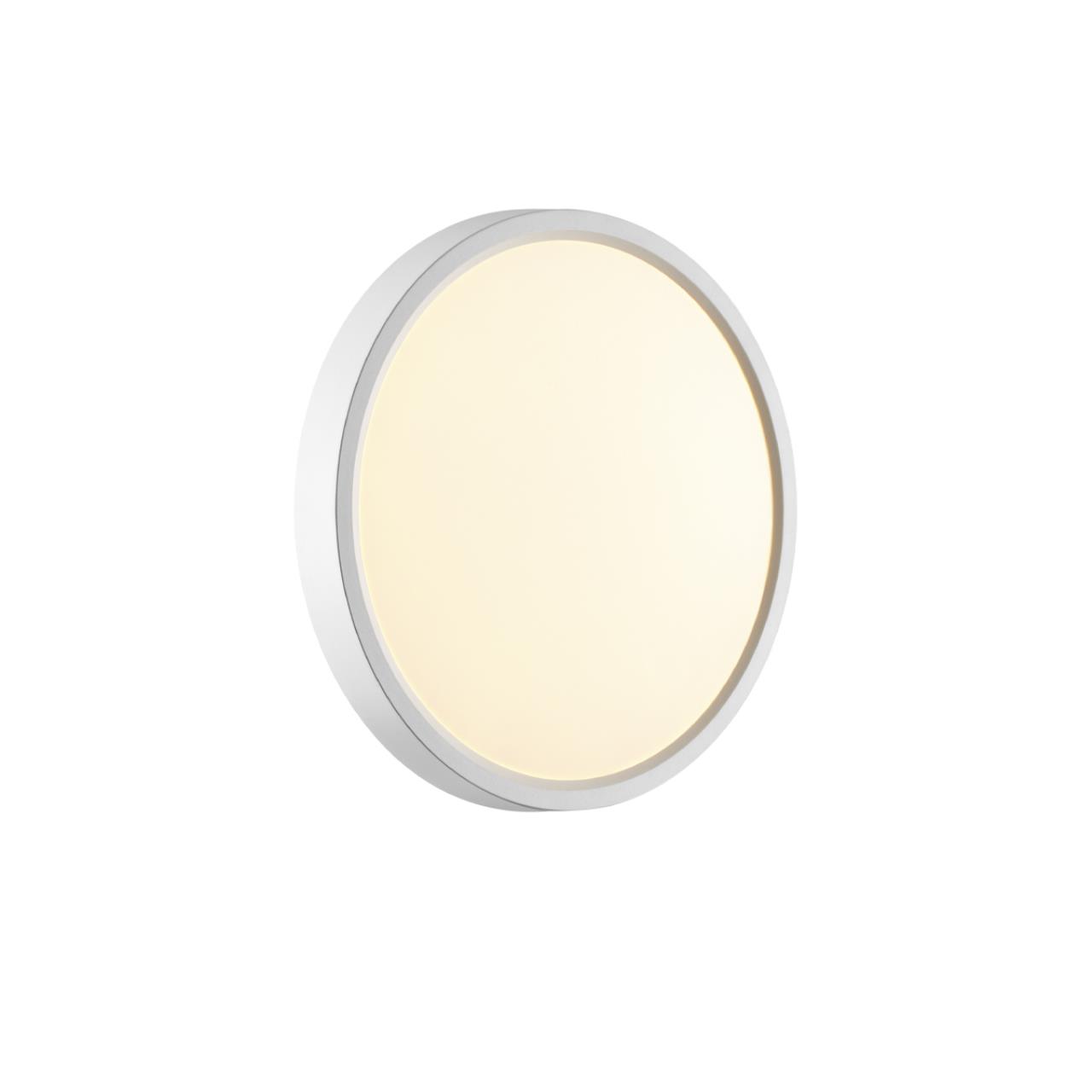 7659/18L MITRA LED SN 551 Светильник пластик/белый LED 18Вт 3000/4000K D230 IP40 ALFA WHITE — изображение 2