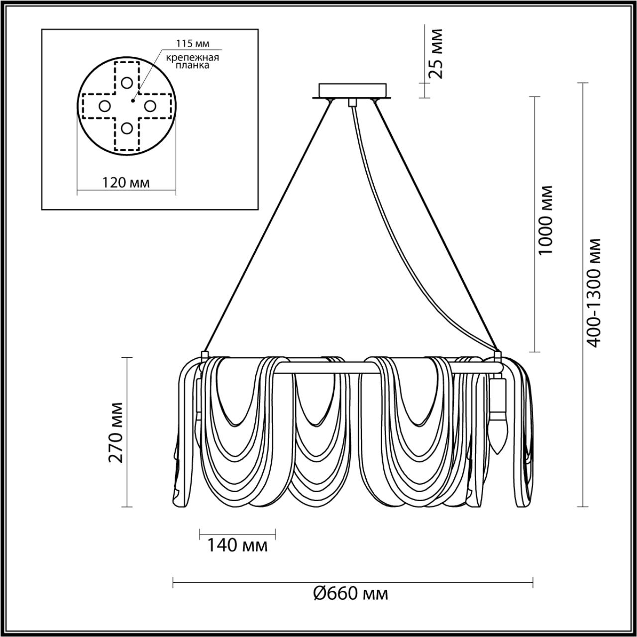 6515/6 NEOCLASSI LN23 000 латунь Люстра E14 6*40W 220V OCHRE