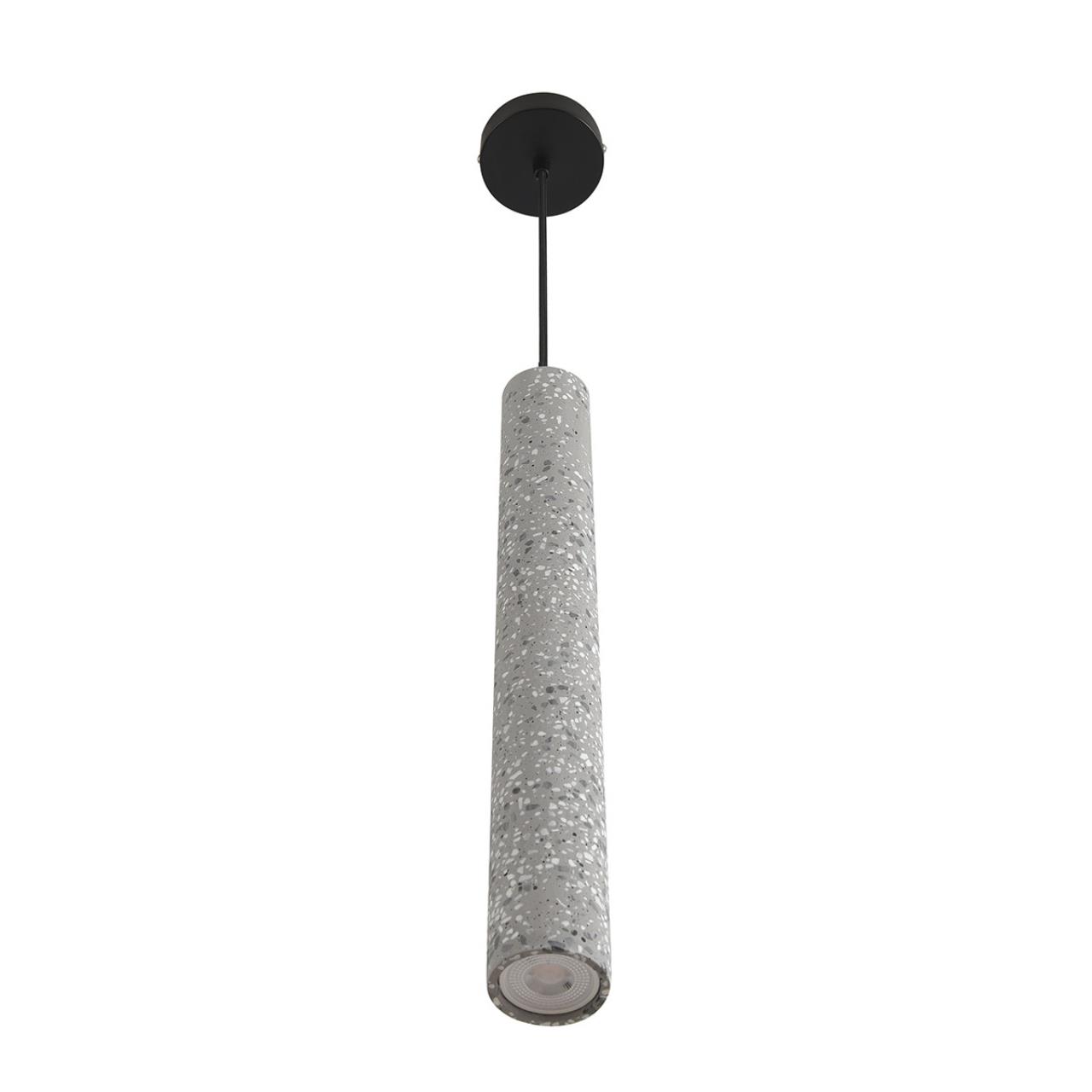 8357/1B SUSPENTIONI LN26 332 черный/серый, металл/цемент Подвес GU10 LED 5W 220V SHAMAREL — изображение 3