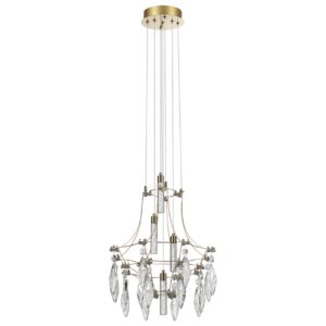 7000/35L CLASSIC ODL_EX25 069 Подвесной светильник металл/хрусталь/нерж сталь IP20 LED 35W 4000K 220-240V FLAMENCO
