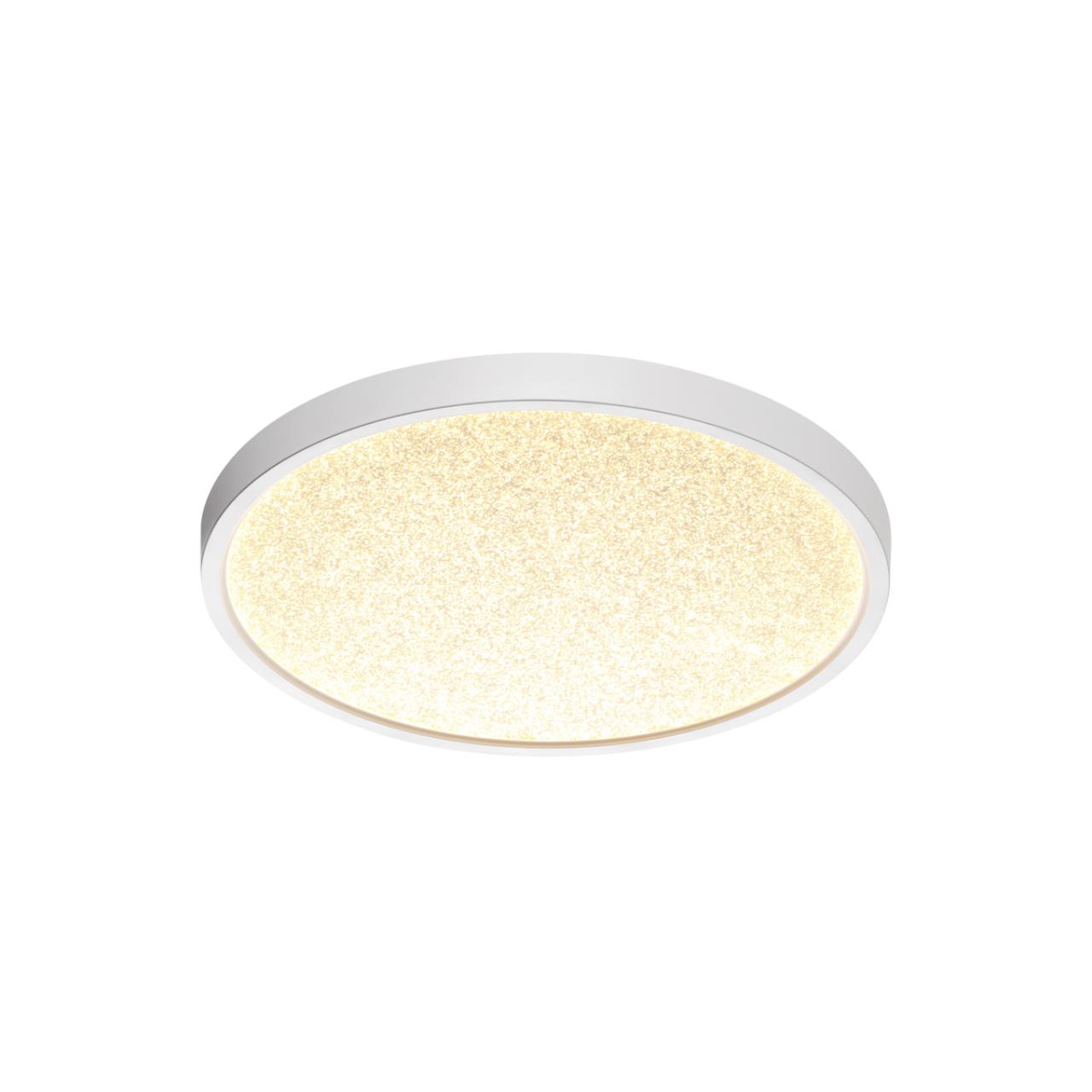 7661/24L MITRA LED SN 555 Светильник пластик/белый LED 24Вт 3000/4000K D300 IP40 OMEGA WHITE — изображение 3