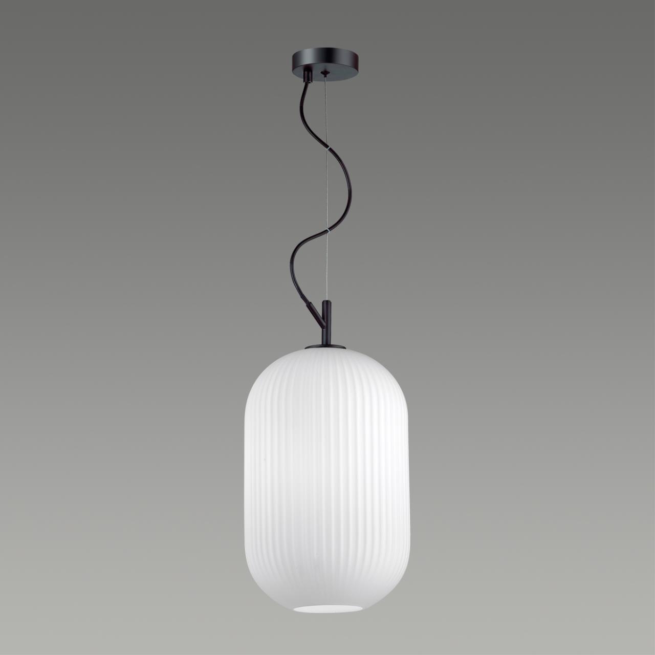 4752/1 PENDANT ODL21 411 белый/черный Подвес E27 60W ROOFI — изображение 5